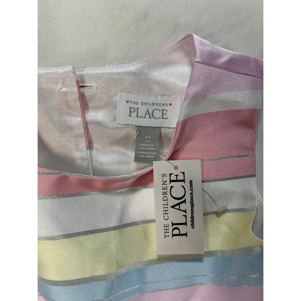 The Childrens Place Party Flower Girl 4T Pastel Party Dress Lilac Haze‎ NWT